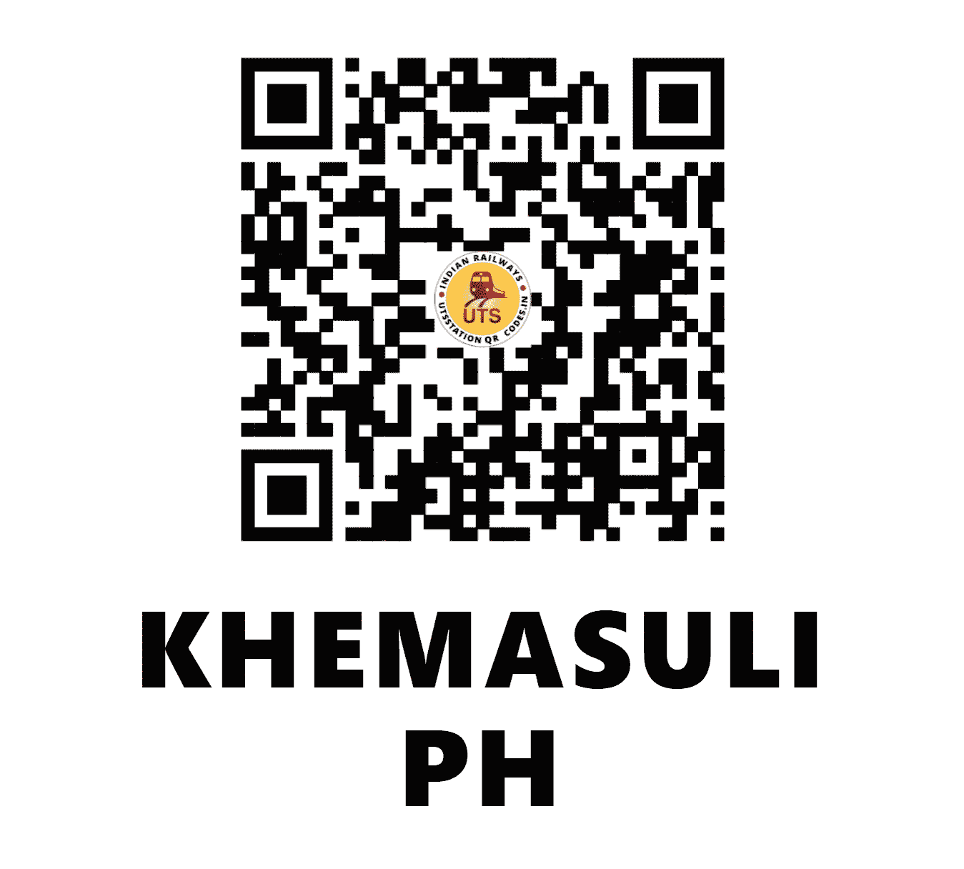 UTS QR Code for KHEMASULI PH - KSO (SE - WEST BENGAL)